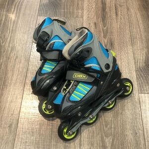 DBX Inline Skates Shoe Size 1-4 Kids Inline Skates - Blue and Black